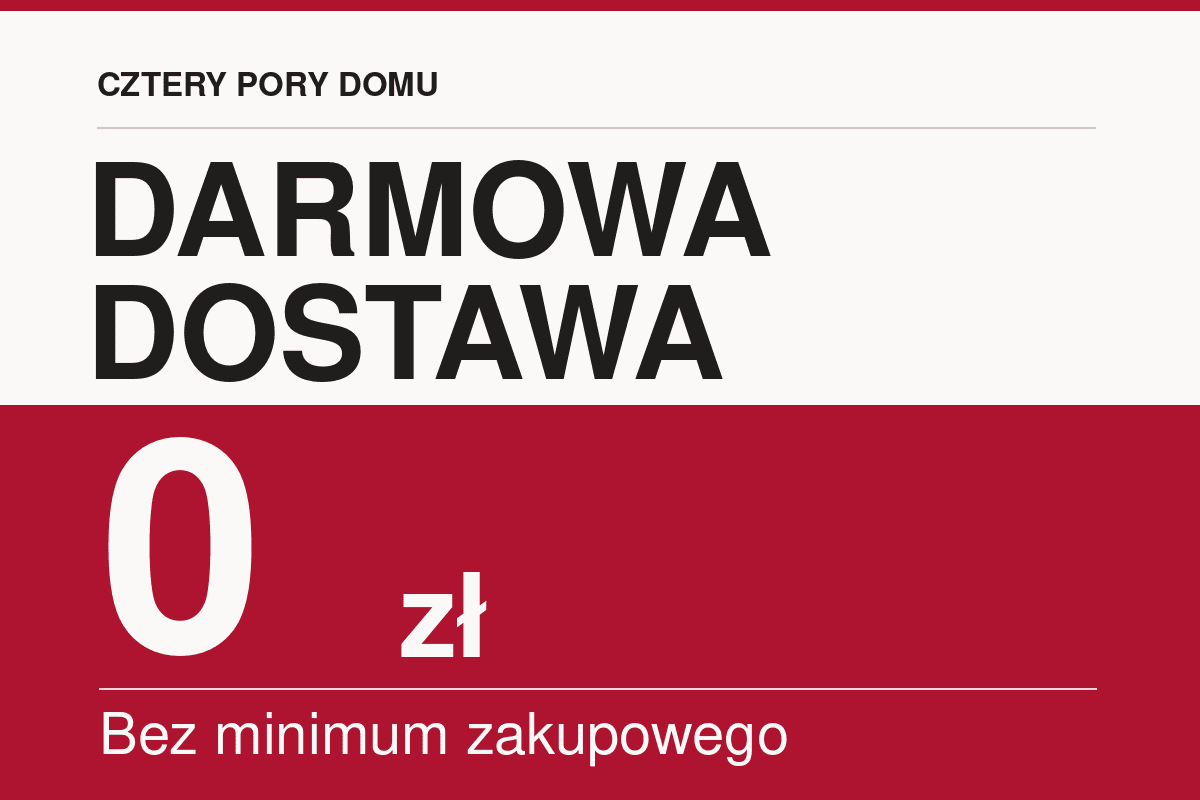 Darmowa dostawa - koszt dostawy 0 zł, bez minimum zakupowego