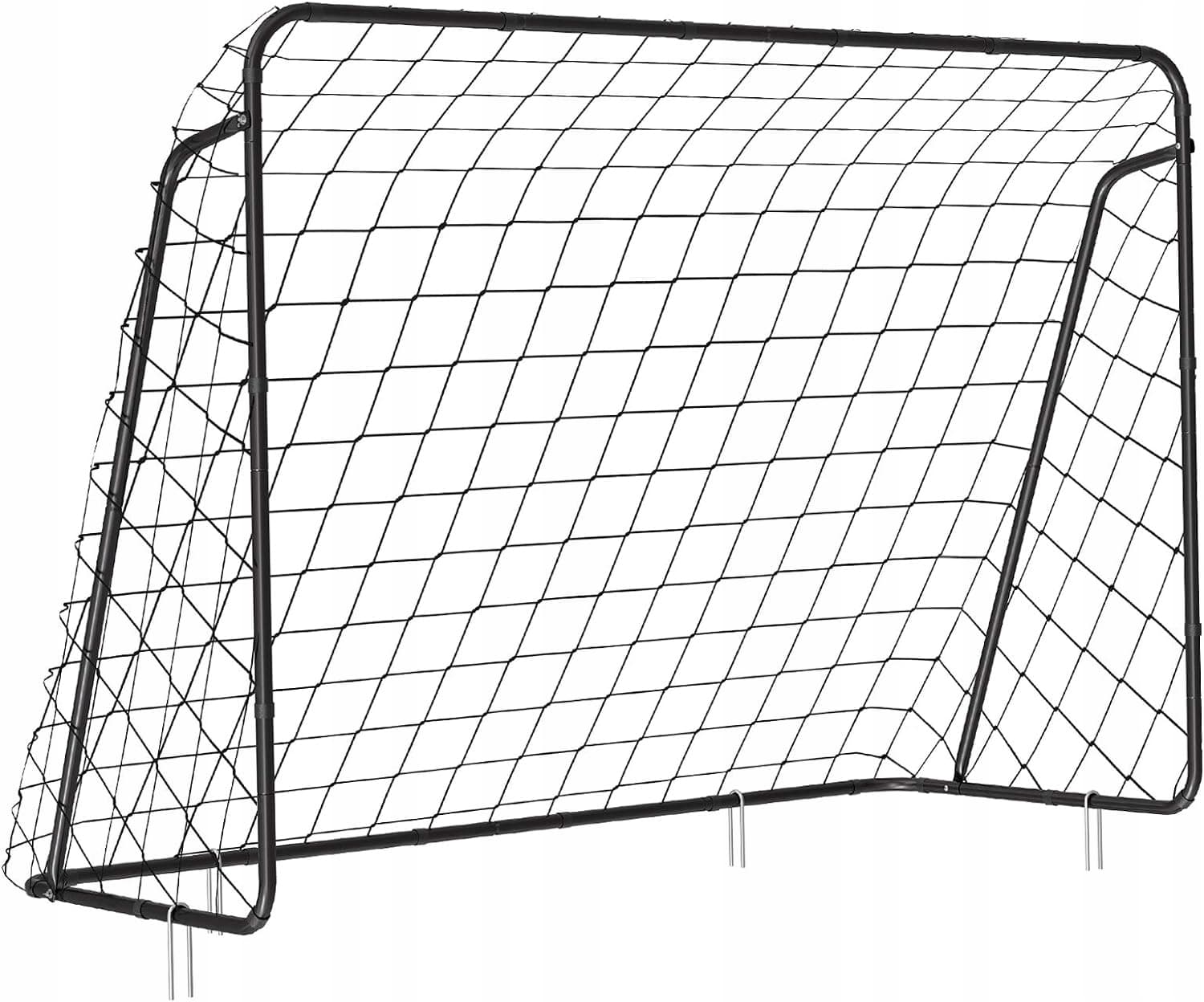 SONGMICS DUŻA Bramka METALOWA 120 x 300 x 205 DO PIŁKI NOŻNEJ DLA DZIECI