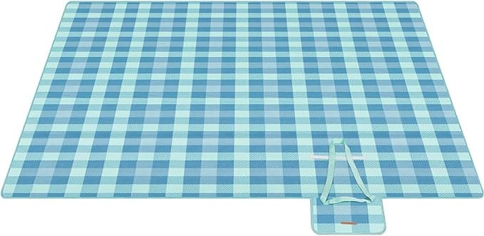 SONGMICS Koc piknikowy 200x200 cm: Wodoodporny, składany na kemping i plażę