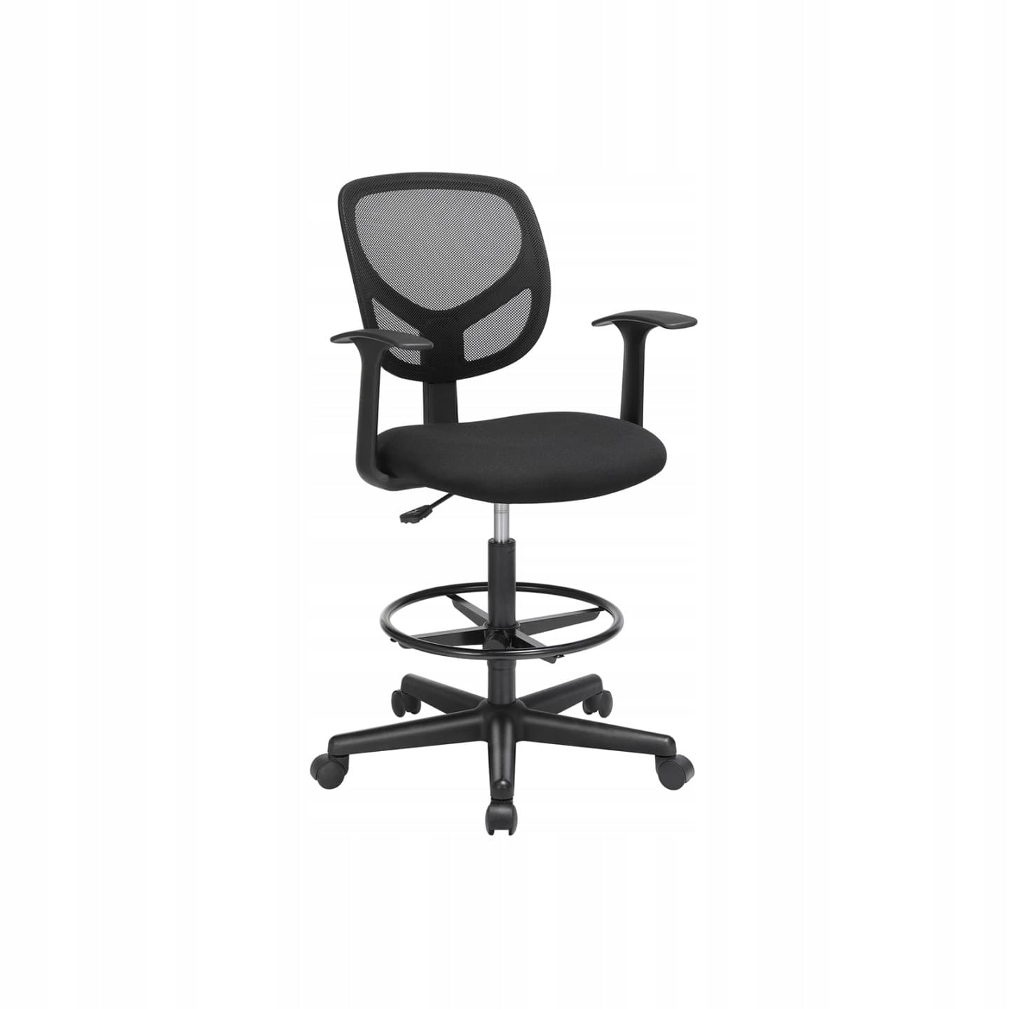 Fotel obrotowy ergonomiczny SONGMICS, czarny