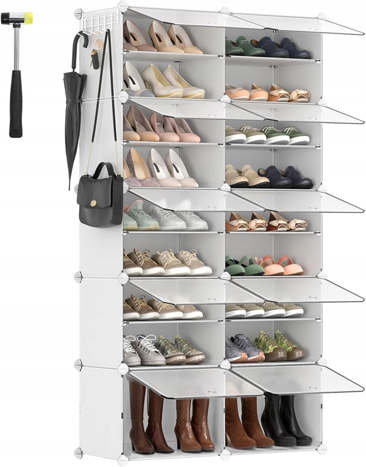 Szafka na buty Songmics 40 x 30 x 32 cm biały